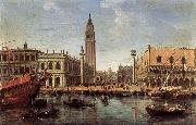 WITTEL, Caspar Andriaans van The Piazzetta from the Bacino di San Marco Spain oil painting reproduction